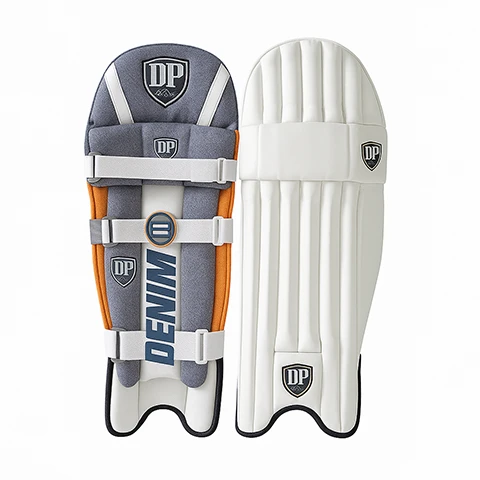 D&P Denim II Batting Leg Guards – Durable Cricket Pads for Comfort & Protection