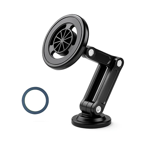 Magnetic Car Phone Holder – Adjustable Arm Dashboard Mount Stand