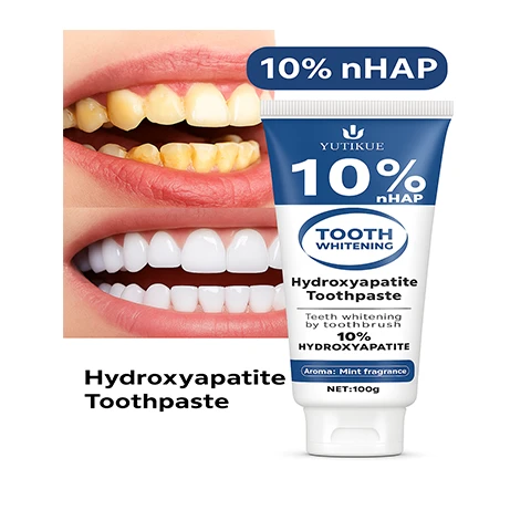 Yutique Hydroxyapatite Toothpaste – 10% nHAP Teeth Whitening Mint Flavor