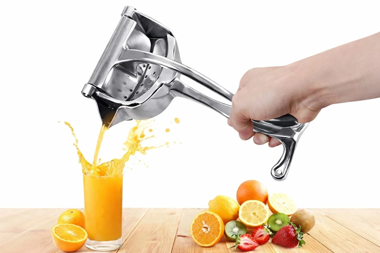Manual Citrus Juicer Heavy Duty Stainless Steel – Hand Pres Juice Extractor