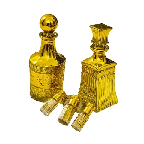Luxury Gold Attar 6ml Bottle – Elegant Refillable...