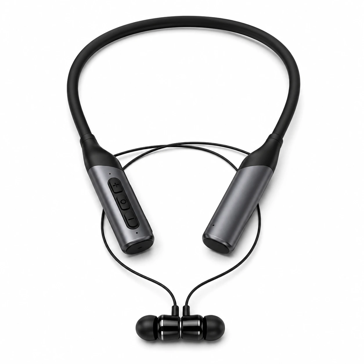 Recrsi RE-NY060 Wireless Bluetooth Neckband Earphone with Digital Display & 200 Hours Battery Backup