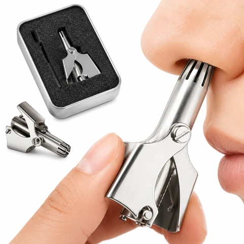 SS Box Manual Nose Hair T...