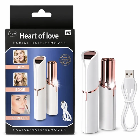 Flawless Facial Hair Remover for Women – USB Recha...