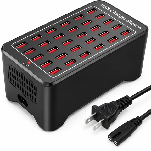 30 Port USB Charging Stat...